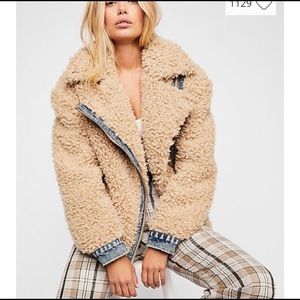 Free People Teddy Moto Jacket